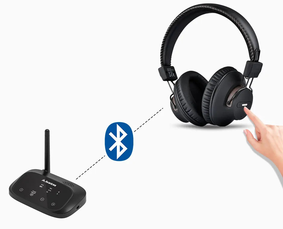 HT5009 Wireless Headphones for TV with transmitter