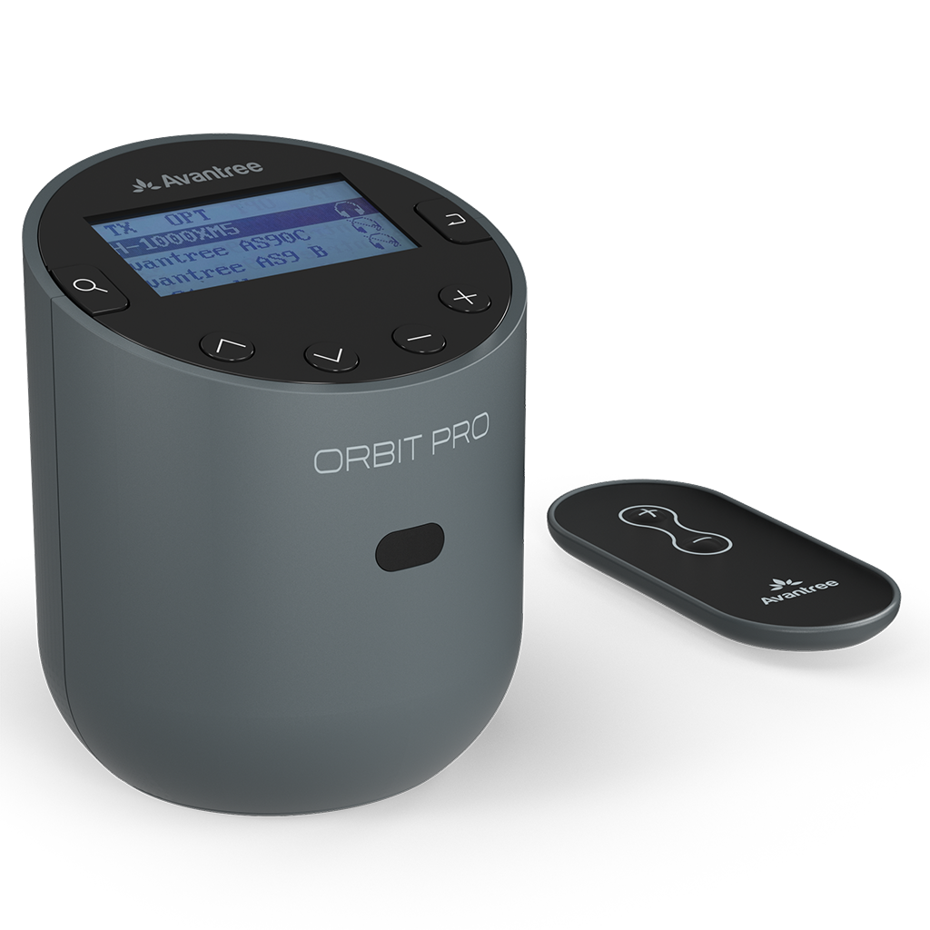 Orbit Pro Bluetooth Transmitter for TV with Optical/AUX, Surround Sound, aptX Low Latency Long Range, Universal Compatible
