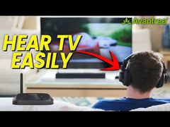 HT5009 Plus Wireless TV Headphones with clearer voice for shared spaces and seniors. Video Guide