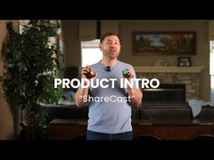 ShareCast (HomeBuddy) Clip-On Auracast Speaker Set, broadcasts synchronized Auracast audio to multiple speakers for hiking, camping, picnics, and group activities. Video Guide