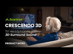 Crescendo 3D Wireless TV Headphones with 3D Surround Sound, video guide