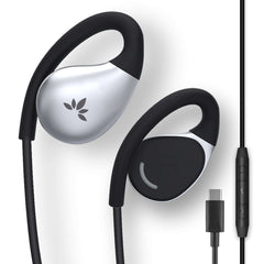 Resolve Wired Open-Ear Earbuds, compatible with Type-C smartphones, tablets, laptops, and other USB-C devices.