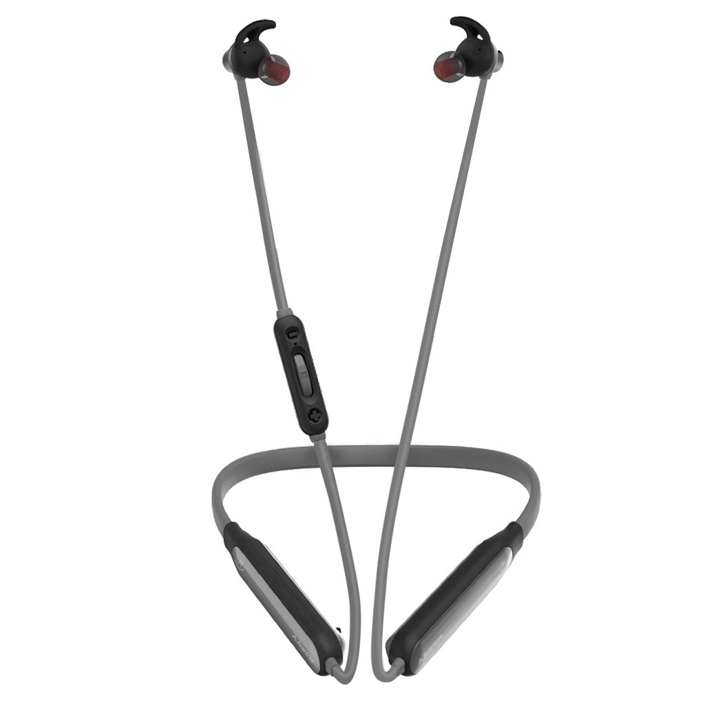 NB18 Neckband Bluetooth 5.0 Earbuds, Clear Dialogues and Enhanced Bass modes, 20 hours battery, extremely lightweight