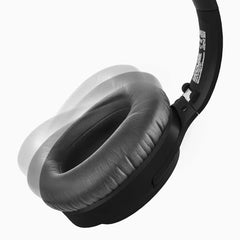 Duet Dual Wireless Headphones for TV, 2.4G connection, featuring soft earpads for long-lasting comfort.
