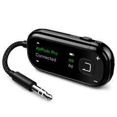 Voyager Bluetooth 5.4 Airplane Adapter with OLED Screen & Auracast