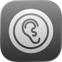 NuEar Hear Circle app home screen